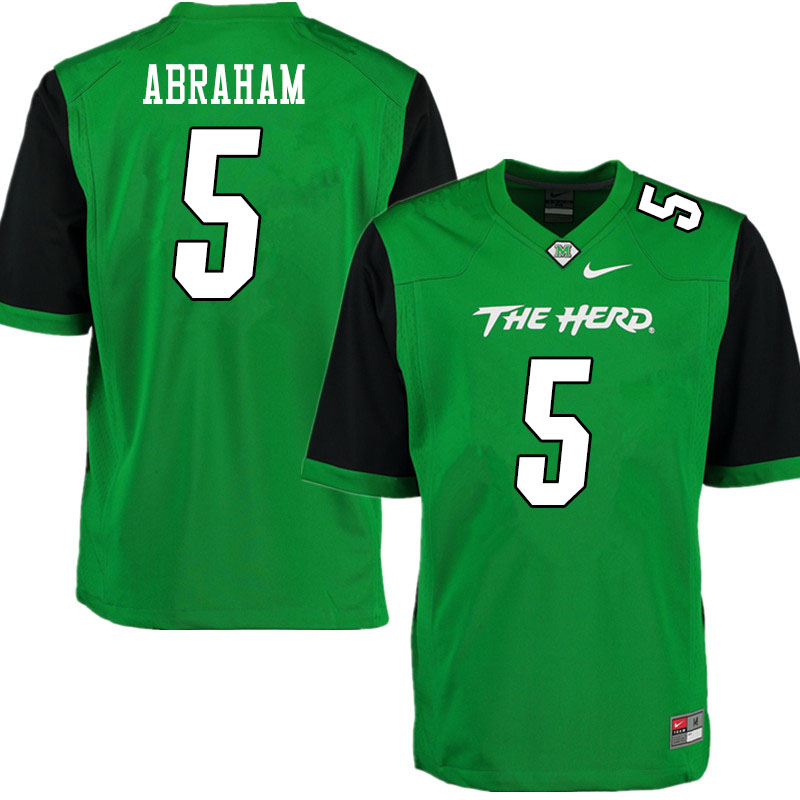 Men #5 Micah Abraham Marshall Thundering Herd College Football Jerseys Sale-Gren